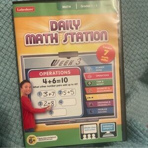 Lakeshore Math Grades 1-3 Daily Math Station 2012 - 7 Math Skills